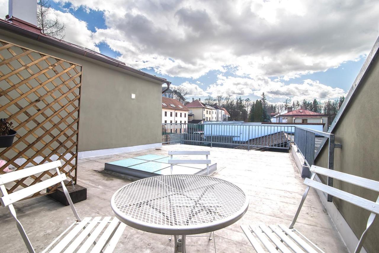 Apartman S Terasou V Patre Daire Jindřichŭv Hradec Dış mekan fotoğraf